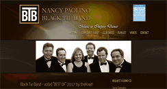 Desktop Screenshot of blacktieband.com